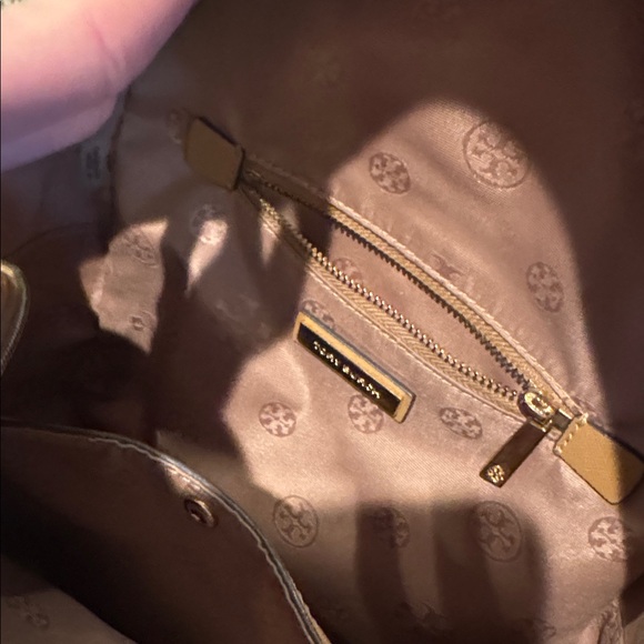 Tory Burch Camel Leather Backpack - Picture 4 of 9